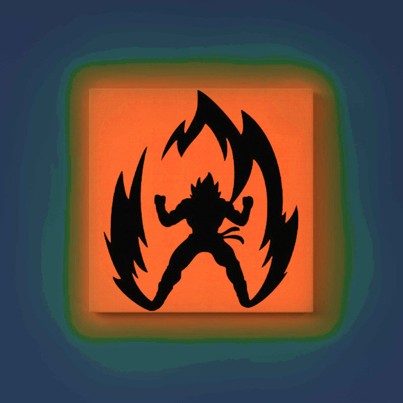 Goku Glow in the Dark Painting Kit – Super Saiyan Aura DIY Art for Dragon Ball Fans - Image 10 - GID-SPR-017