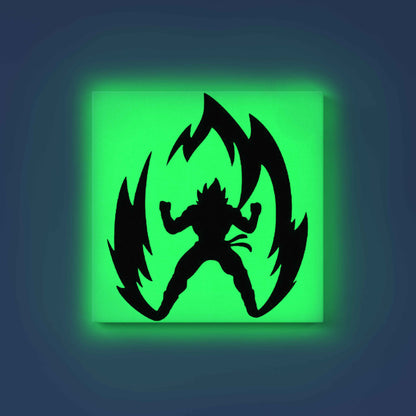 Goku Glow in the Dark Painting Kit – Super Saiyan Aura DIY Art for Dragon Ball Fans - Image 9 - GID-SPR-017
