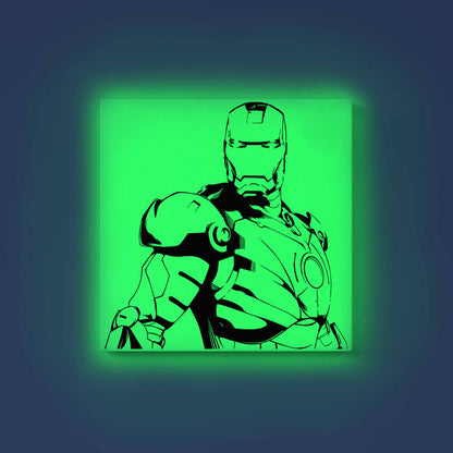 Iron Man Glow in the Dark Painting Kit – DIY Superhero Art for Marvel Fans - Image 9 - GID-SPR-018