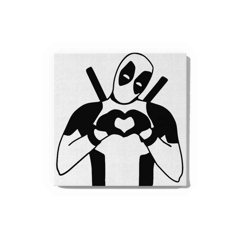 Deadpool Heart Glow in the Dark Painting Kit – DIY Antihero Art for Marvel Lovers - Hero - GID-SPR-021