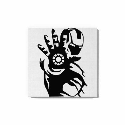 Iron Man Glow in the Dark Painting Kit – Action Pose DIY Canvas for Marvel Fans - Hero - GID-SPR-022