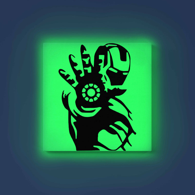 Iron Man Glow in the Dark Painting Kit – Action Pose DIY Canvas for Marvel Fans - Image 9 - GID-SPR-022