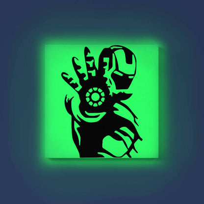 Iron Man Glow in the Dark Painting Kit – Action Pose DIY Canvas for Marvel Fans - Image 9 - GID-SPR-022