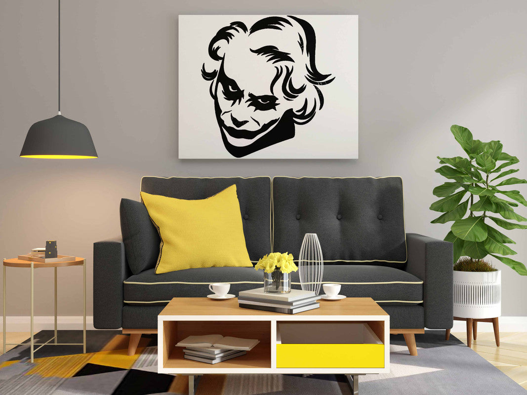 Joker Face Glow in the Dark Painting Kit – Sinister Smile DIY Canvas for DC Fans - Image 3 - GID-SPR-023