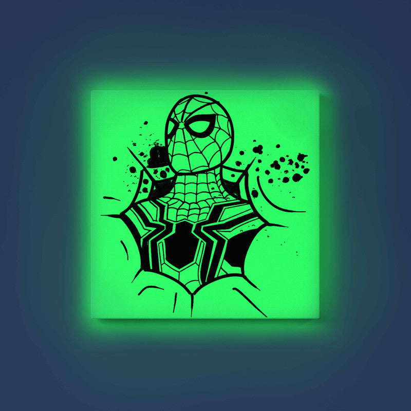 Spiderman Glow in the Dark Painting Kit – Marvel Hero DIY Canvas Art - Image 9 - GID-SPR-025