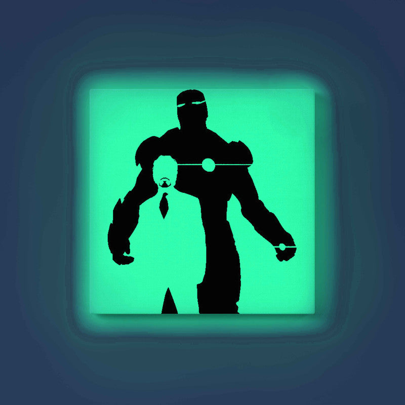 Tony Stark & Iron Man Glow in the Dark Painting Kit – Dual Silhouette Marvel Canvas Art - Image 8 - GID-SPR-026