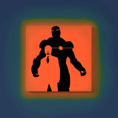 Tony Stark & Iron Man Glow in the Dark Painting Kit – Dual Silhouette Marvel Canvas Art - Image 10 - GID-SPR-026