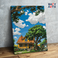 DIY Paint by numbers kit - Sunny Cottage by the Lake Paint by Numbers Kit