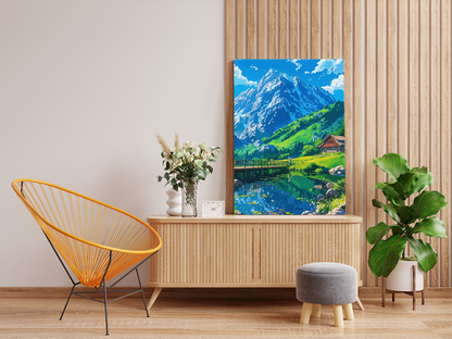 DIY PBN Kit - Alpine Serenity Paint by Numbers Kit