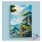 DIY Painting Kit -Cliffside Explorer: Van Adventure Paint by Numbers Kit