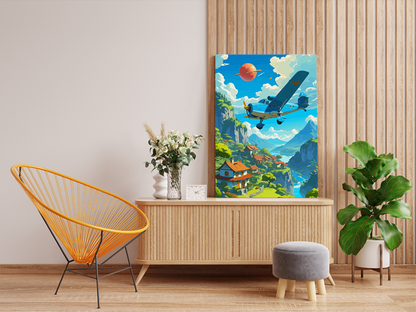 DIY PBN Kit - Flying Over Dreamland Paint by Numbers Kit