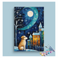 DIY Painting Kit -Starry Night Dog Paint by Numbers Kit