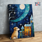 DIY Paint by numbers kit - Starry Night Dog Paint by Numbers Kit