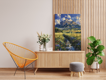 DIY PBN Kit - Mountain Valley Paint by Numbers Kit