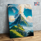 DIY Paint by numbers kit - Mountain Castle Retreat Paint by Numbers Kit