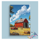 DIY Painting Kit -Rustic Red Barn Paint by Numbers Kit