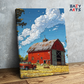 DIY Paint by numbers kit - Rustic Red Barn Paint by Numbers Kit