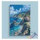 DIY Painting Kit -Mediterranean Coastline Paint by Numbers Kit