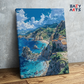 DIY Paint by numbers kit - Mediterranean Coastline Paint by Numbers Kit