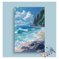 DIY Painting Kit -Serene Coastal Waves Paint by Numbers Kit