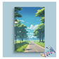 DIY Painting Kit -Peaceful Countryside Road Paint by Numbers Kit