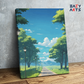 DIY Paint by numbers kit - Peaceful Countryside Road Paint by Numbers Kit