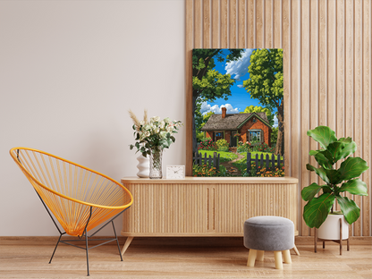 DIY PBN Kit - Charming Cottage Paint by Numbers Kit