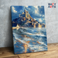 DIY Paint by numbers kit - Majestic Castle by the Sea Paint by Numbers Kit