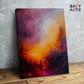 DIY Paint by numbers kit - Abstract Sunset Silhouette Paint by Numbers Kit