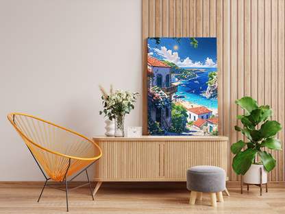 DIY PBN Kit - Mediterranean Paradise Paint by Numbers Kit