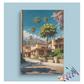 DIY Painting Kit -Palm Paradise Street Paint by Numbers Kit