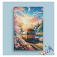 DIY Painting Kit -Sunset Train Journey Paint by Numbers Kit