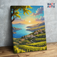 DIY Paint by numbers kit - Sunset Vineyard by the Sea Paint by Numbers Kit