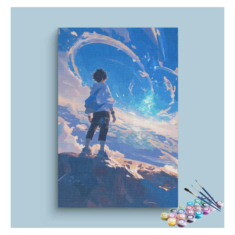 Adventure in the Sky Paint by Numbers Kit – eazyarts.in