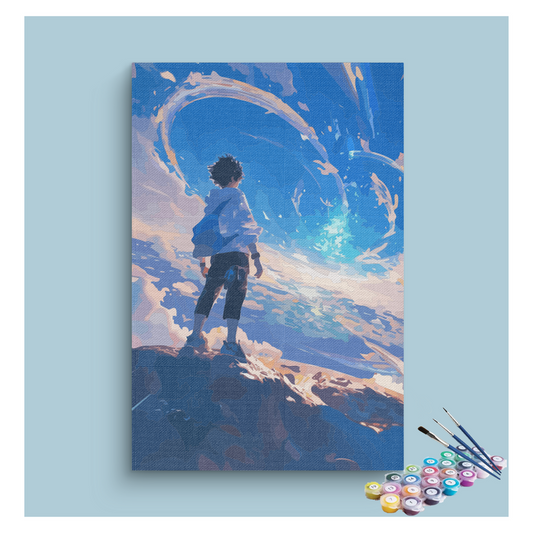 DIY Painting Kit -Adventure in the Sky Paint by Numbers Kit