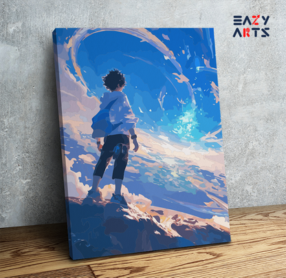 DIY Paint by numbers kit - Adventure in the Sky Paint by Numbers Kit