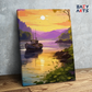 DIY Paint by numbers kit - Sunset River Serenity Paint by Numbers Kit