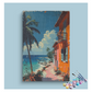 DIY Painting Kit -Tropical Coastal Escape Paint by Numbers Kit