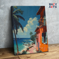 DIY Paint by numbers kit - Tropical Coastal Escape Paint by Numbers Kit