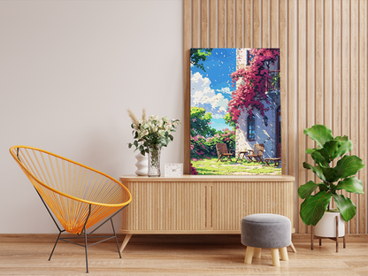 DIY PBN Kit - Sunny Garden Terrace Paint by Numbers Kit