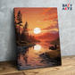 DIY Paint by numbers kit - River Sunset Serenity Paint by Numbers Kit