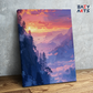 DIY Paint by numbers kit - Tranquil Mountain Sunrise Paint by Numbers Kit