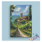 DIY Painting Kit -Tuscan Vineyard Villa Paint by Numbers Kit