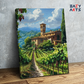 DIY Paint by numbers kit - Tuscan Vineyard Villa Paint by Numbers Kit