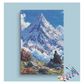 DIY Painting Kit -Majestic Snow-Capped Mountain Paint by Numbers Kit