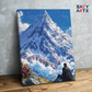 DIY Paint by numbers kit - Majestic Snow-Capped Mountain Paint by Numbers Kit