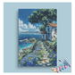 DIY Painting Kit -Coastal Cottage Garden Paint by Numbers Kit