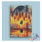 DIY Painting Kit -Sunset Romance: Couple in Paradise Paint by Numbers Kit