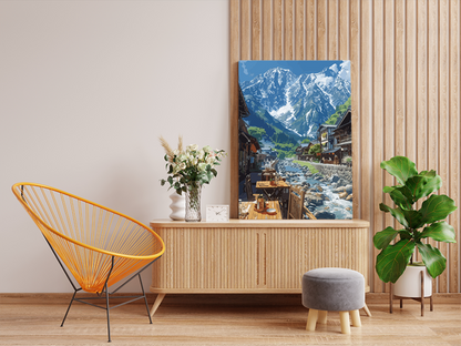 DIY PBN Kit - Riverside Village Café Paint by Numbers Kit