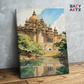 DIY Paint by numbers kit - Majestic Palace Reflection Paint by Numbers Kit